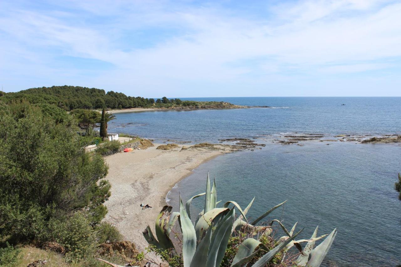 A Chic Four-Person Apartment By The Beach At Cap Ras Llança Exteriör bild